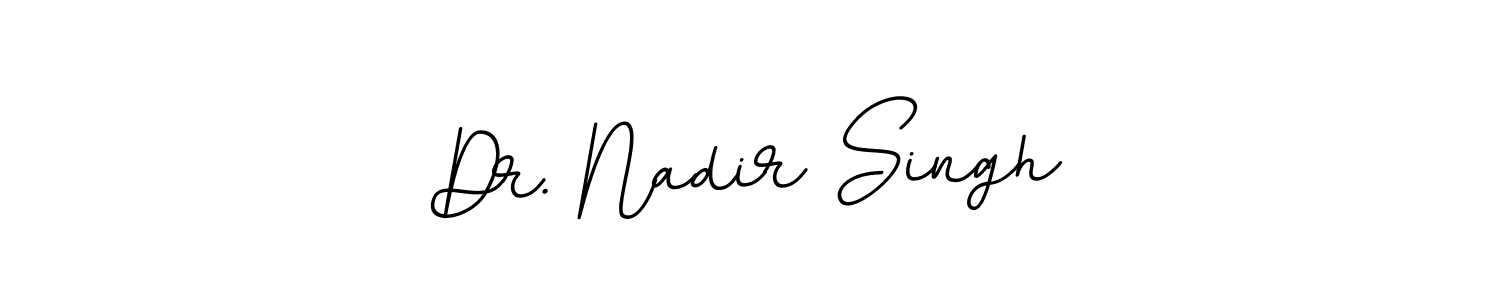 Similarly BallpointsItalic-DORy9 is the best handwritten signature design. Signature creator online .You can use it as an online autograph creator for name Dr. Nadir Singh. Dr. Nadir Singh signature style 11 images and pictures png