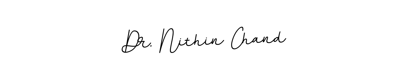 Also You can easily find your signature by using the search form. We will create Dr. Nithin Chand name handwritten signature images for you free of cost using BallpointsItalic-DORy9 sign style. Dr. Nithin Chand signature style 11 images and pictures png