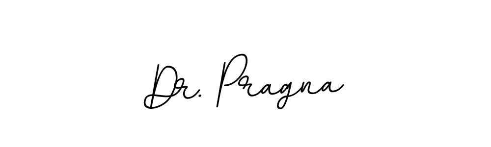 Use a signature maker to create a handwritten signature online. With this signature software, you can design (BallpointsItalic-DORy9) your own signature for name Dr. Pragna. Dr. Pragna signature style 11 images and pictures png