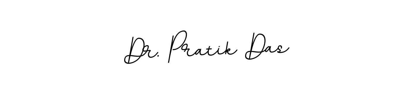 Use a signature maker to create a handwritten signature online. With this signature software, you can design (BallpointsItalic-DORy9) your own signature for name Dr. Pratik Das. Dr. Pratik Das signature style 11 images and pictures png