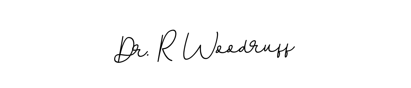 The best way (BallpointsItalic-DORy9) to make a short signature is to pick only two or three words in your name. The name Dr. R Woodruff include a total of six letters. For converting this name. Dr. R Woodruff signature style 11 images and pictures png