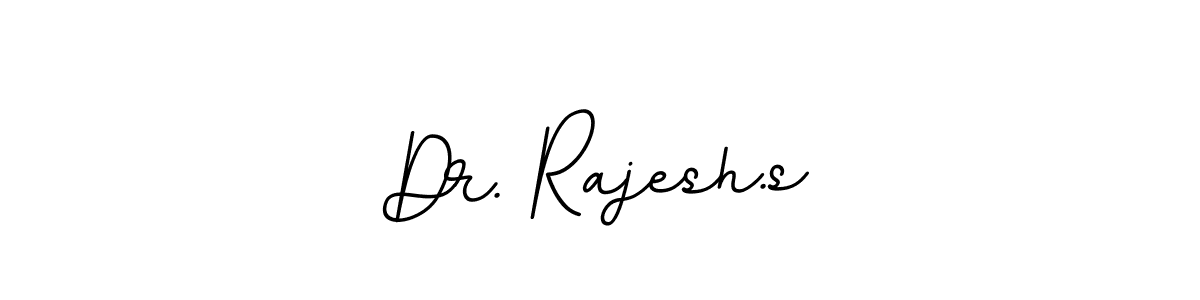 You should practise on your own different ways (BallpointsItalic-DORy9) to write your name (Dr. Rajesh.s) in signature. don't let someone else do it for you. Dr. Rajesh.s signature style 11 images and pictures png