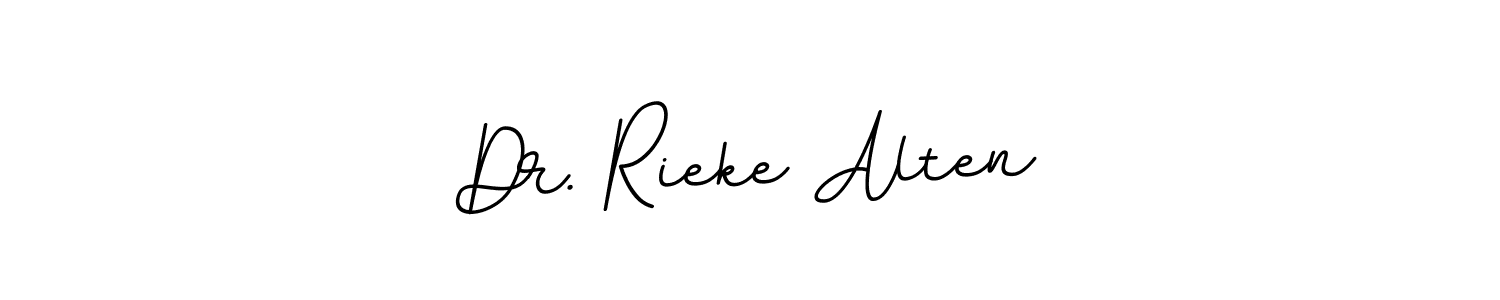 Design your own signature with our free online signature maker. With this signature software, you can create a handwritten (BallpointsItalic-DORy9) signature for name Dr. Rieke Alten. Dr. Rieke Alten signature style 11 images and pictures png