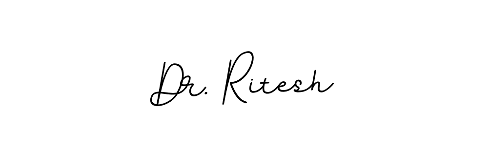 Also we have Dr. Ritesh name is the best signature style. Create professional handwritten signature collection using BallpointsItalic-DORy9 autograph style. Dr. Ritesh signature style 11 images and pictures png