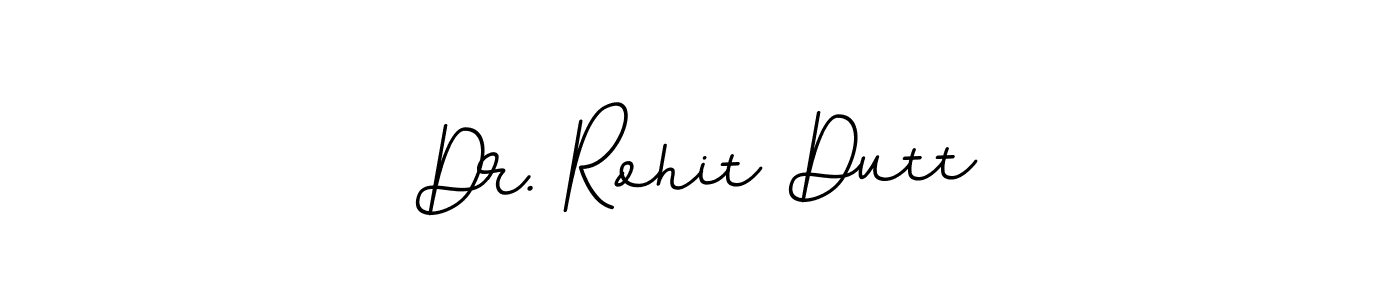 How to make Dr. Rohit Dutt name signature. Use BallpointsItalic-DORy9 style for creating short signs online. This is the latest handwritten sign. Dr. Rohit Dutt signature style 11 images and pictures png