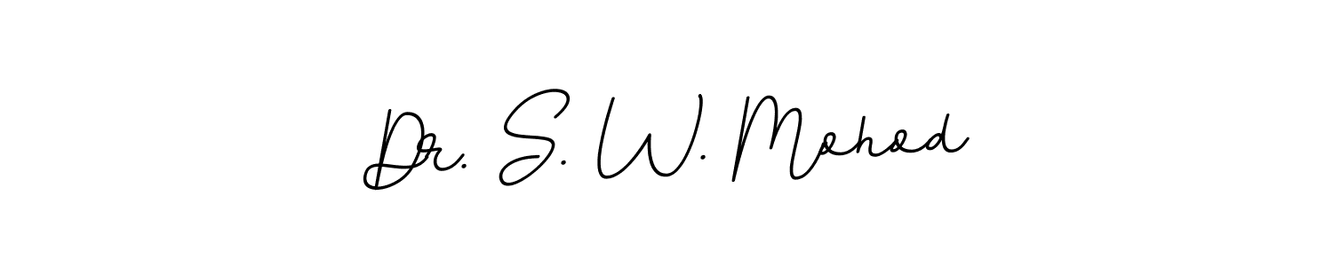 Once you've used our free online signature maker to create your best signature BallpointsItalic-DORy9 style, it's time to enjoy all of the benefits that Dr. S. W. Mohod name signing documents. Dr. S. W. Mohod signature style 11 images and pictures png