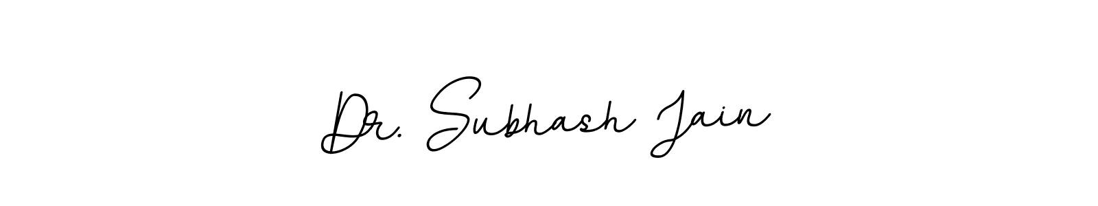 How to make Dr. Subhash Jain name signature. Use BallpointsItalic-DORy9 style for creating short signs online. This is the latest handwritten sign. Dr. Subhash Jain signature style 11 images and pictures png