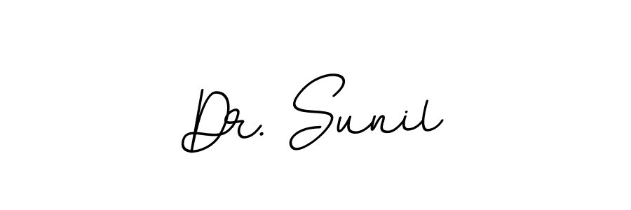 Create a beautiful signature design for name Dr. Sunil. With this signature (BallpointsItalic-DORy9) fonts, you can make a handwritten signature for free. Dr. Sunil signature style 11 images and pictures png