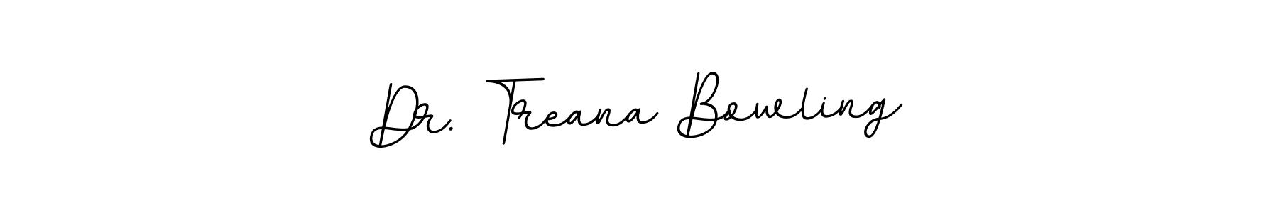 Design your own signature with our free online signature maker. With this signature software, you can create a handwritten (BallpointsItalic-DORy9) signature for name Dr. Treana Bowling. Dr. Treana Bowling signature style 11 images and pictures png