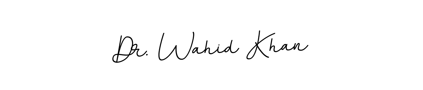 You can use this online signature creator to create a handwritten signature for the name Dr. Wahid Khan. This is the best online autograph maker. Dr. Wahid Khan signature style 11 images and pictures png