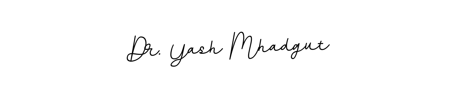 Design your own signature with our free online signature maker. With this signature software, you can create a handwritten (BallpointsItalic-DORy9) signature for name Dr. Yash Mhadgut. Dr. Yash Mhadgut signature style 11 images and pictures png