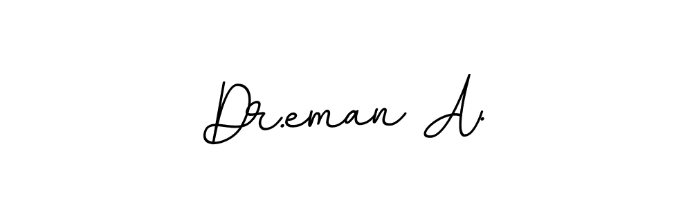 if you are searching for the best signature style for your name Dr.eman A.. so please give up your signature search. here we have designed multiple signature styles  using BallpointsItalic-DORy9. Dr.eman A. signature style 11 images and pictures png