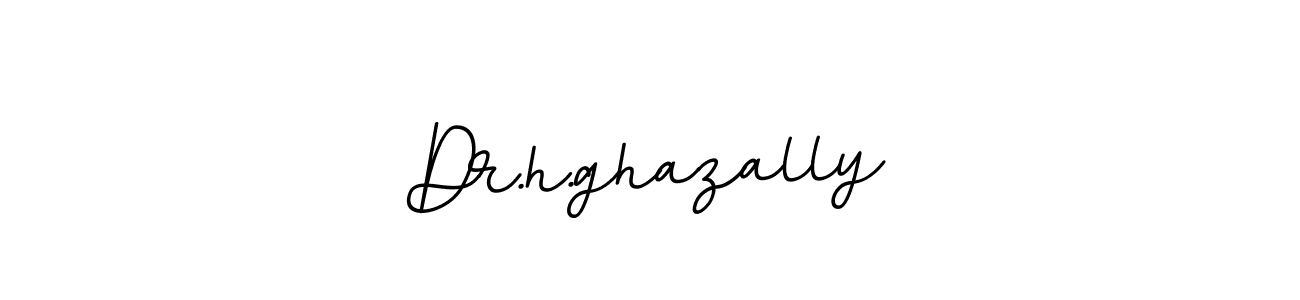 It looks lik you need a new signature style for name Dr.h.ghazally. Design unique handwritten (BallpointsItalic-DORy9) signature with our free signature maker in just a few clicks. Dr.h.ghazally signature style 11 images and pictures png