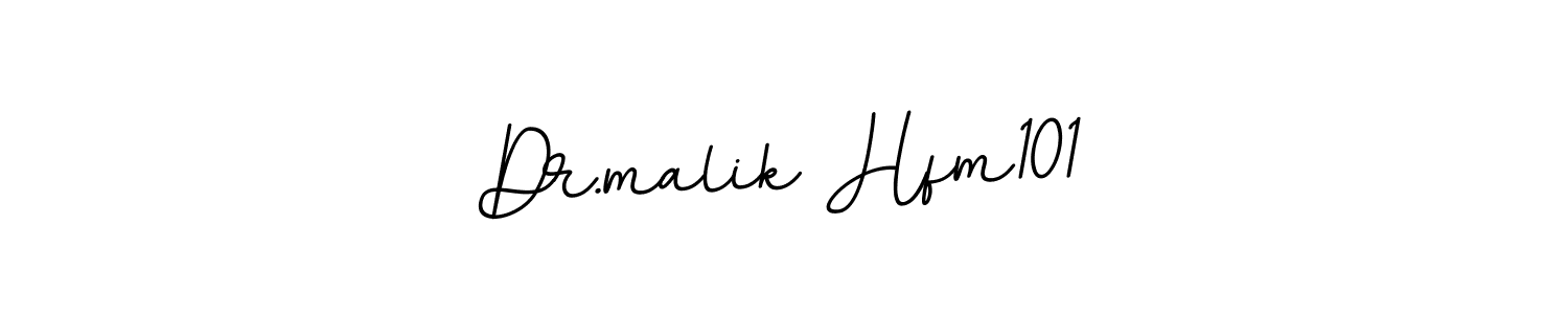 This is the best signature style for the Dr.malik Hfm101 name. Also you like these signature font (BallpointsItalic-DORy9). Mix name signature. Dr.malik Hfm101 signature style 11 images and pictures png