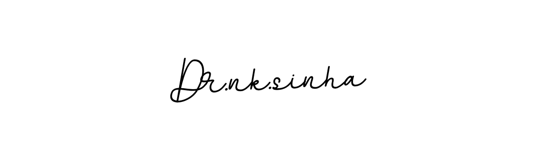 Use a signature maker to create a handwritten signature online. With this signature software, you can design (BallpointsItalic-DORy9) your own signature for name Dr.nk.sinha. Dr.nk.sinha signature style 11 images and pictures png