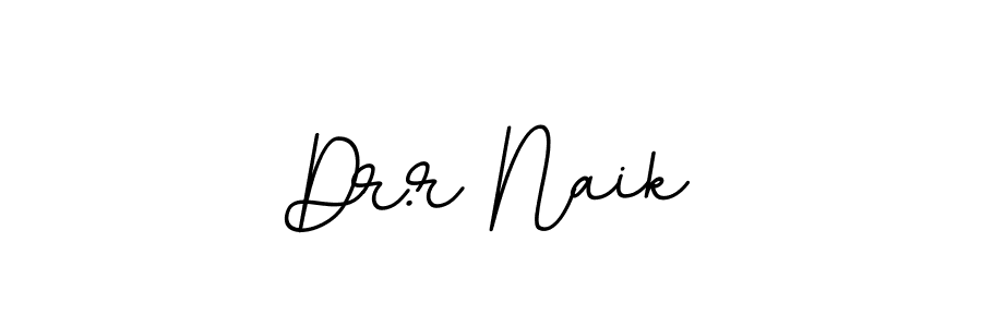 Create a beautiful signature design for name Dr.r Naik. With this signature (BallpointsItalic-DORy9) fonts, you can make a handwritten signature for free. Dr.r Naik signature style 11 images and pictures png