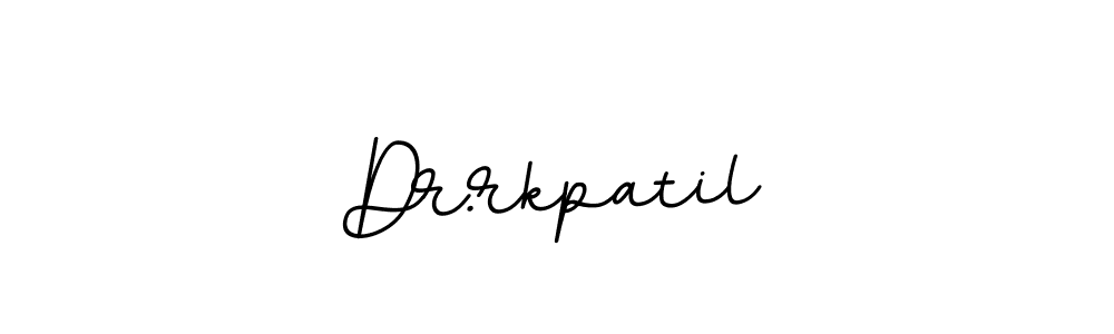 It looks lik you need a new signature style for name Dr.rkpatil. Design unique handwritten (BallpointsItalic-DORy9) signature with our free signature maker in just a few clicks. Dr.rkpatil signature style 11 images and pictures png