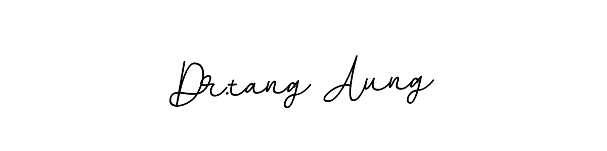 How to make Dr.tang Aung name signature. Use BallpointsItalic-DORy9 style for creating short signs online. This is the latest handwritten sign. Dr.tang Aung signature style 11 images and pictures png