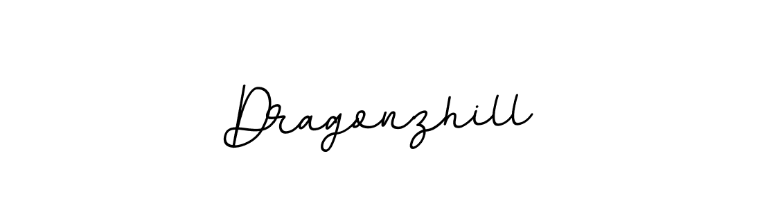 Use a signature maker to create a handwritten signature online. With this signature software, you can design (BallpointsItalic-DORy9) your own signature for name Dragonzhill. Dragonzhill signature style 11 images and pictures png