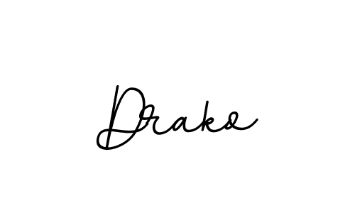How to make Drako signature? BallpointsItalic-DORy9 is a professional autograph style. Create handwritten signature for Drako name. Drako signature style 11 images and pictures png