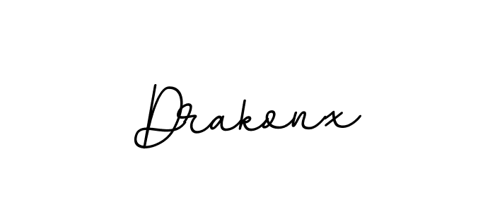 You should practise on your own different ways (BallpointsItalic-DORy9) to write your name (Drakonx) in signature. don't let someone else do it for you. Drakonx signature style 11 images and pictures png