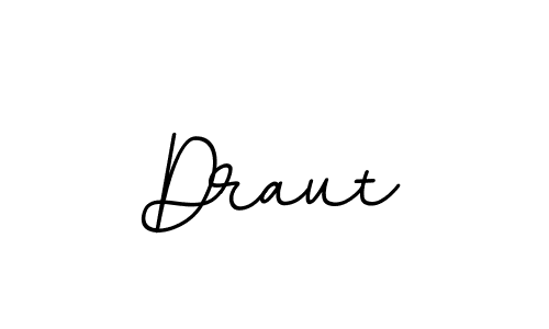 How to make Draut name signature. Use BallpointsItalic-DORy9 style for creating short signs online. This is the latest handwritten sign. Draut signature style 11 images and pictures png