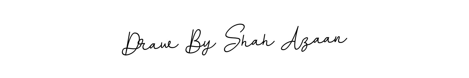 Use a signature maker to create a handwritten signature online. With this signature software, you can design (BallpointsItalic-DORy9) your own signature for name Draw By Shah Azaan. Draw By Shah Azaan signature style 11 images and pictures png