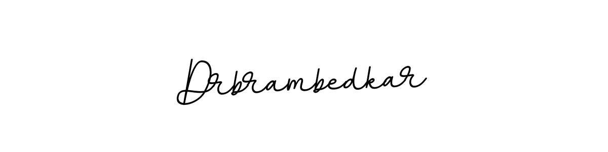 Make a beautiful signature design for name Drbrambedkar. With this signature (BallpointsItalic-DORy9) style, you can create a handwritten signature for free. Drbrambedkar signature style 11 images and pictures png