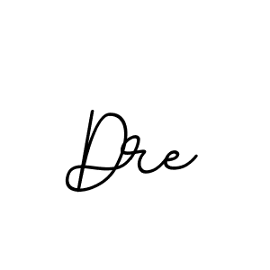 Use a signature maker to create a handwritten signature online. With this signature software, you can design (BallpointsItalic-DORy9) your own signature for name Dre. Dre signature style 11 images and pictures png
