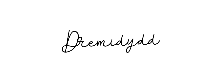 How to make Dremidydd name signature. Use BallpointsItalic-DORy9 style for creating short signs online. This is the latest handwritten sign. Dremidydd signature style 11 images and pictures png