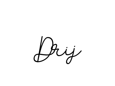 You should practise on your own different ways (BallpointsItalic-DORy9) to write your name (Drij) in signature. don't let someone else do it for you. Drij signature style 11 images and pictures png