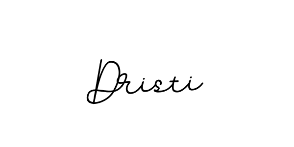 Design your own signature with our free online signature maker. With this signature software, you can create a handwritten (BallpointsItalic-DORy9) signature for name Dristi. Dristi signature style 11 images and pictures png