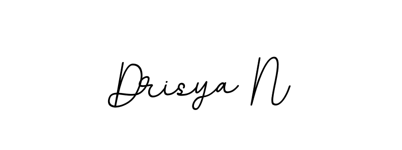 Design your own signature with our free online signature maker. With this signature software, you can create a handwritten (BallpointsItalic-DORy9) signature for name Drisya N. Drisya N signature style 11 images and pictures png