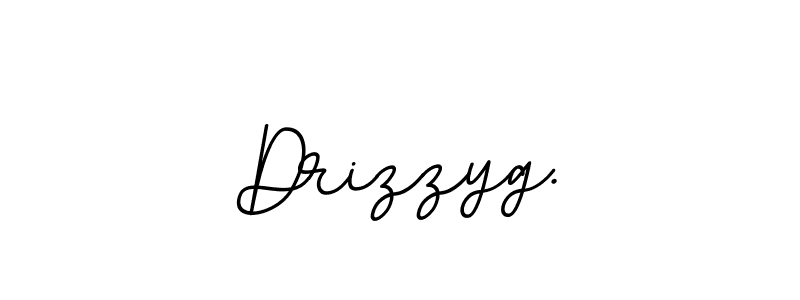 The best way (BallpointsItalic-DORy9) to make a short signature is to pick only two or three words in your name. The name Drizzyg. include a total of six letters. For converting this name. Drizzyg. signature style 11 images and pictures png