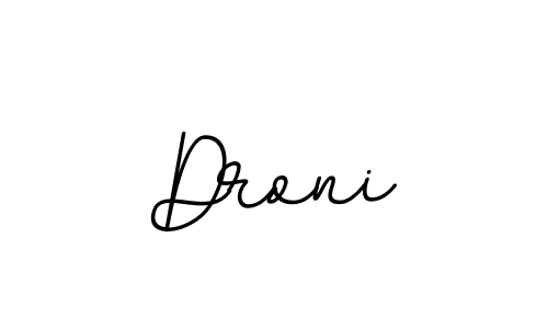 Droni stylish signature style. Best Handwritten Sign (BallpointsItalic-DORy9) for my name. Handwritten Signature Collection Ideas for my name Droni. Droni signature style 11 images and pictures png