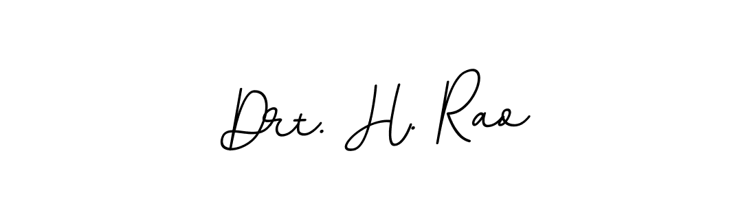 Use a signature maker to create a handwritten signature online. With this signature software, you can design (BallpointsItalic-DORy9) your own signature for name Drt. H. Rao. Drt. H. Rao signature style 11 images and pictures png