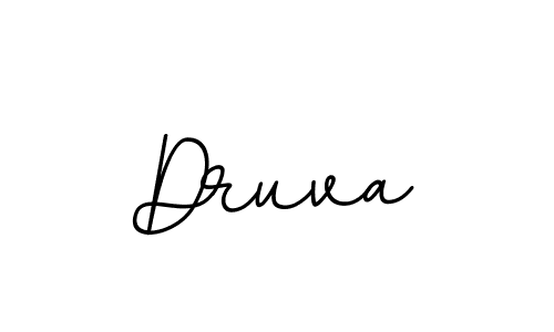 How to make Druva name signature. Use BallpointsItalic-DORy9 style for creating short signs online. This is the latest handwritten sign. Druva signature style 11 images and pictures png