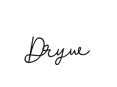 Dryw stylish signature style. Best Handwritten Sign (BallpointsItalic-DORy9) for my name. Handwritten Signature Collection Ideas for my name Dryw. Dryw signature style 11 images and pictures png