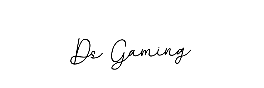 Create a beautiful signature design for name Ds Gaming. With this signature (BallpointsItalic-DORy9) fonts, you can make a handwritten signature for free. Ds Gaming signature style 11 images and pictures png