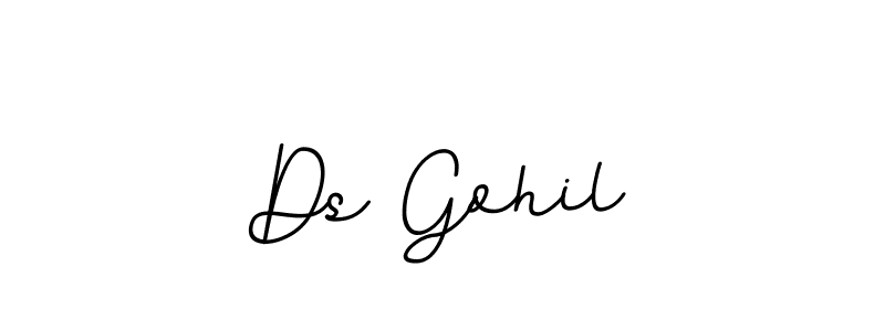 How to make Ds Gohil signature? BallpointsItalic-DORy9 is a professional autograph style. Create handwritten signature for Ds Gohil name. Ds Gohil signature style 11 images and pictures png