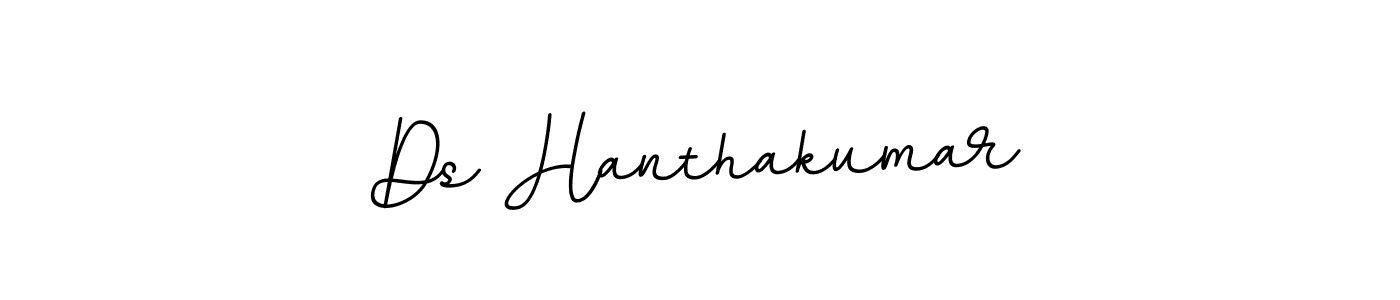 Ds Hanthakumar stylish signature style. Best Handwritten Sign (BallpointsItalic-DORy9) for my name. Handwritten Signature Collection Ideas for my name Ds Hanthakumar. Ds Hanthakumar signature style 11 images and pictures png