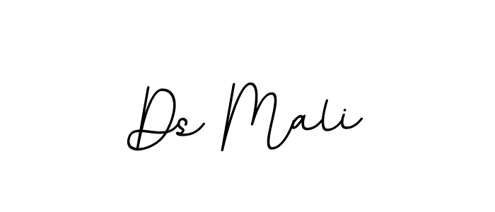 Create a beautiful signature design for name Ds Mali. With this signature (BallpointsItalic-DORy9) fonts, you can make a handwritten signature for free. Ds Mali signature style 11 images and pictures png