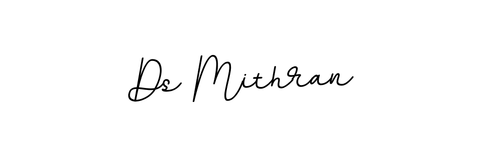 Make a beautiful signature design for name Ds Mithran. With this signature (BallpointsItalic-DORy9) style, you can create a handwritten signature for free. Ds Mithran signature style 11 images and pictures png