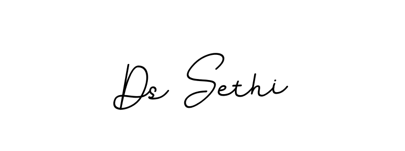 Make a beautiful signature design for name Ds Sethi. With this signature (BallpointsItalic-DORy9) style, you can create a handwritten signature for free. Ds Sethi signature style 11 images and pictures png