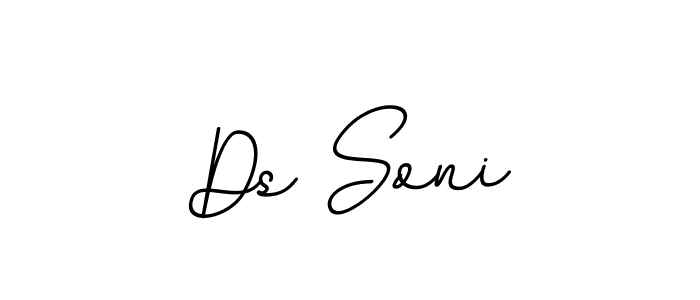 Create a beautiful signature design for name Ds Soni. With this signature (BallpointsItalic-DORy9) fonts, you can make a handwritten signature for free. Ds Soni signature style 11 images and pictures png