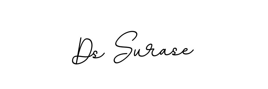 Make a beautiful signature design for name Ds Surase. With this signature (BallpointsItalic-DORy9) style, you can create a handwritten signature for free. Ds Surase signature style 11 images and pictures png