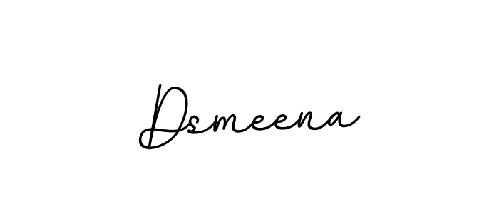 Design your own signature with our free online signature maker. With this signature software, you can create a handwritten (BallpointsItalic-DORy9) signature for name Dsmeena. Dsmeena signature style 11 images and pictures png