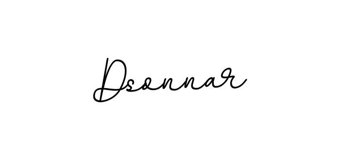 How to make Dsonnar name signature. Use BallpointsItalic-DORy9 style for creating short signs online. This is the latest handwritten sign. Dsonnar signature style 11 images and pictures png