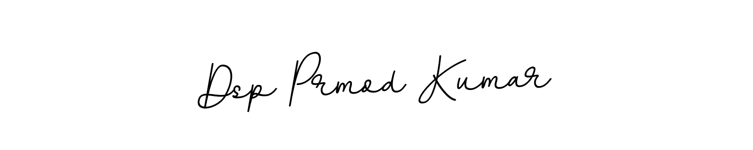 Create a beautiful signature design for name Dsp Prmod Kumar. With this signature (BallpointsItalic-DORy9) fonts, you can make a handwritten signature for free. Dsp Prmod Kumar signature style 11 images and pictures png