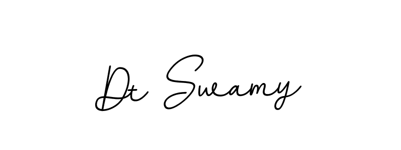 Dt Swamy stylish signature style. Best Handwritten Sign (BallpointsItalic-DORy9) for my name. Handwritten Signature Collection Ideas for my name Dt Swamy. Dt Swamy signature style 11 images and pictures png